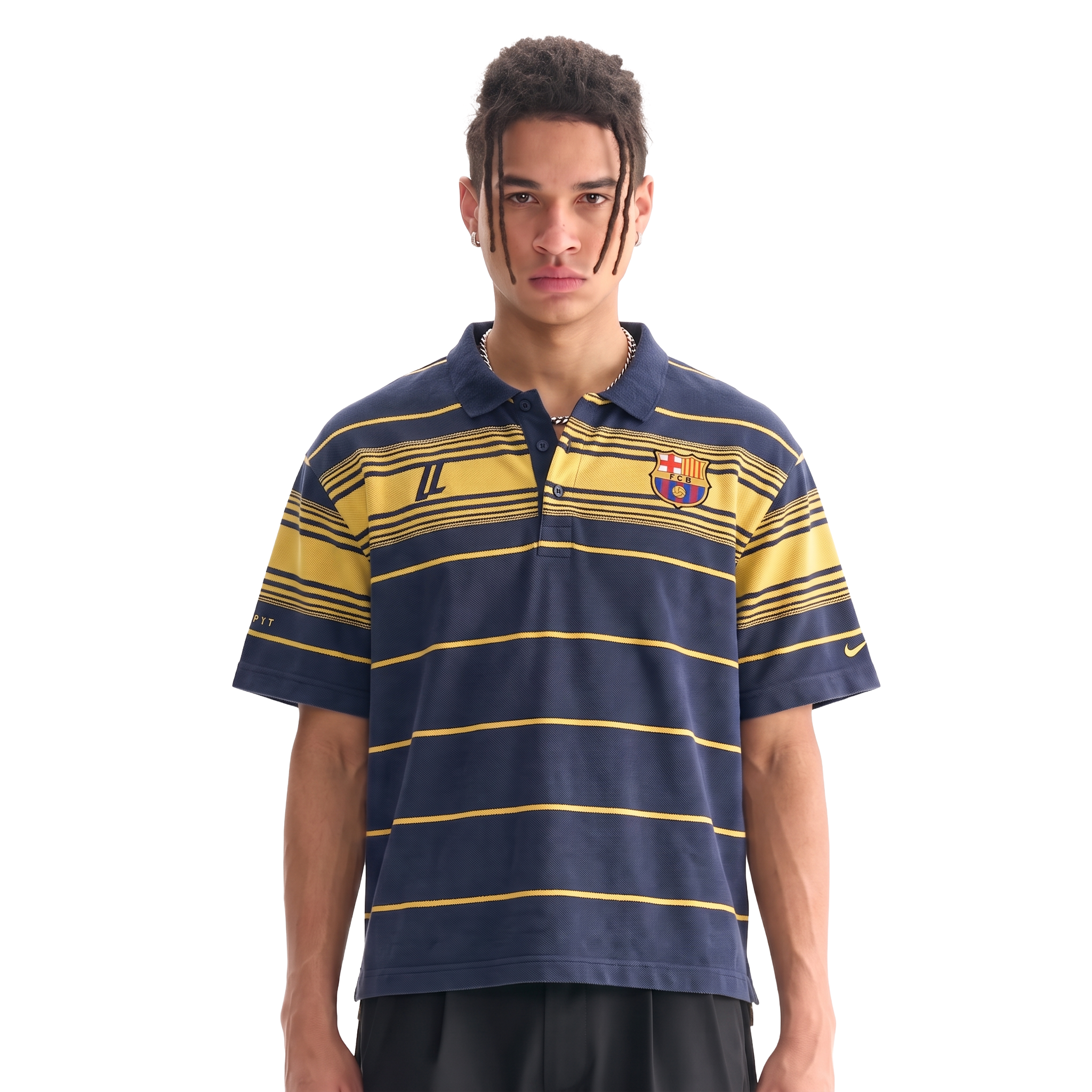 Barca Polo Shirt Retro