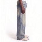 Washed Blue Jeans