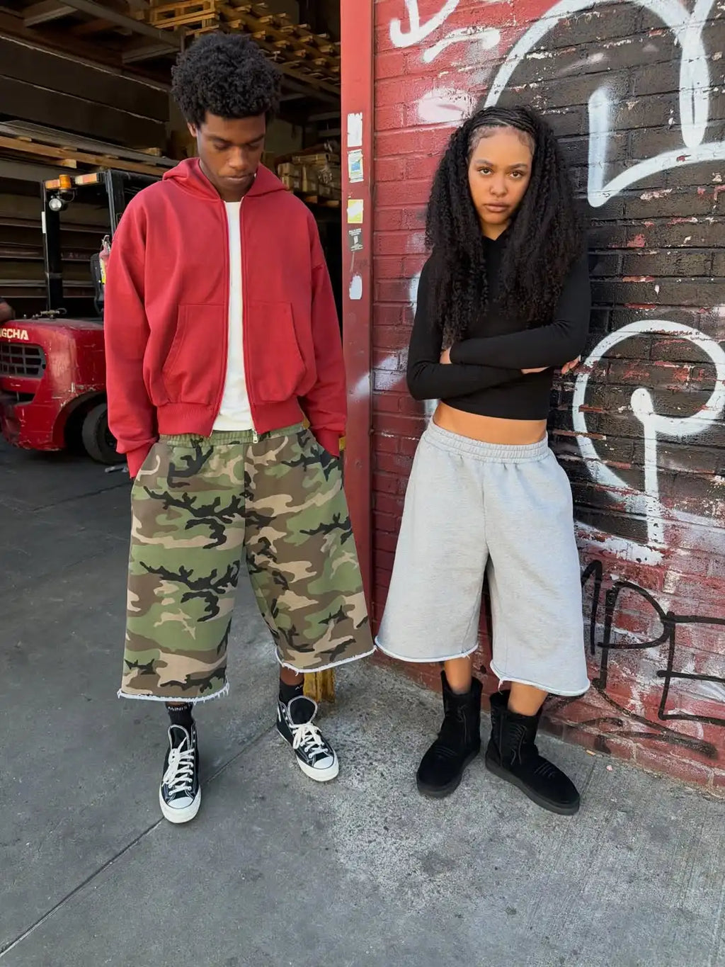 Camo Sweat Shorts