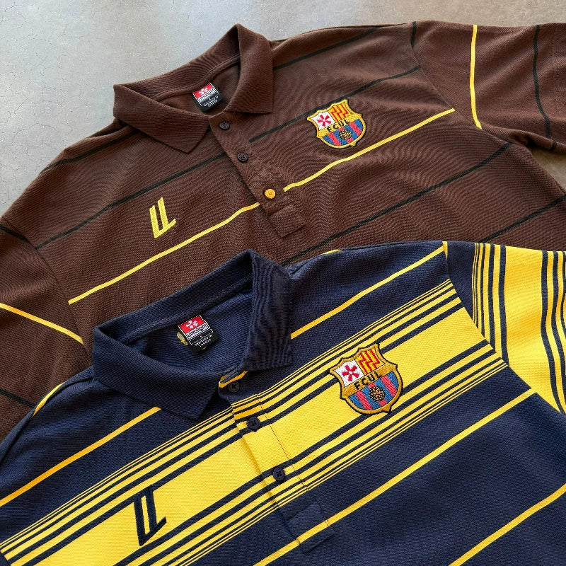 Barca Polo Shirt Retro