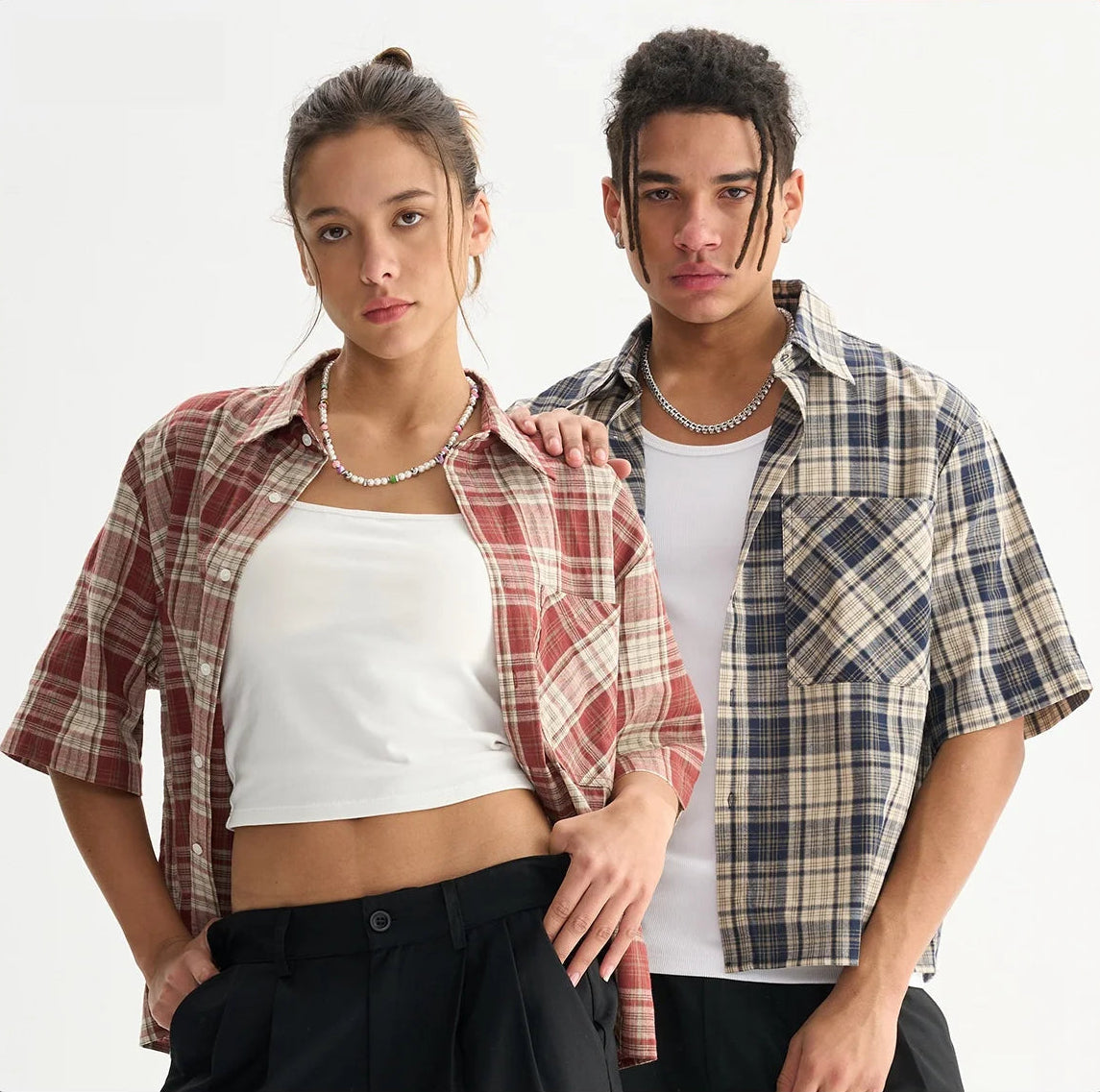 Boxy Fit Button Up Flannel