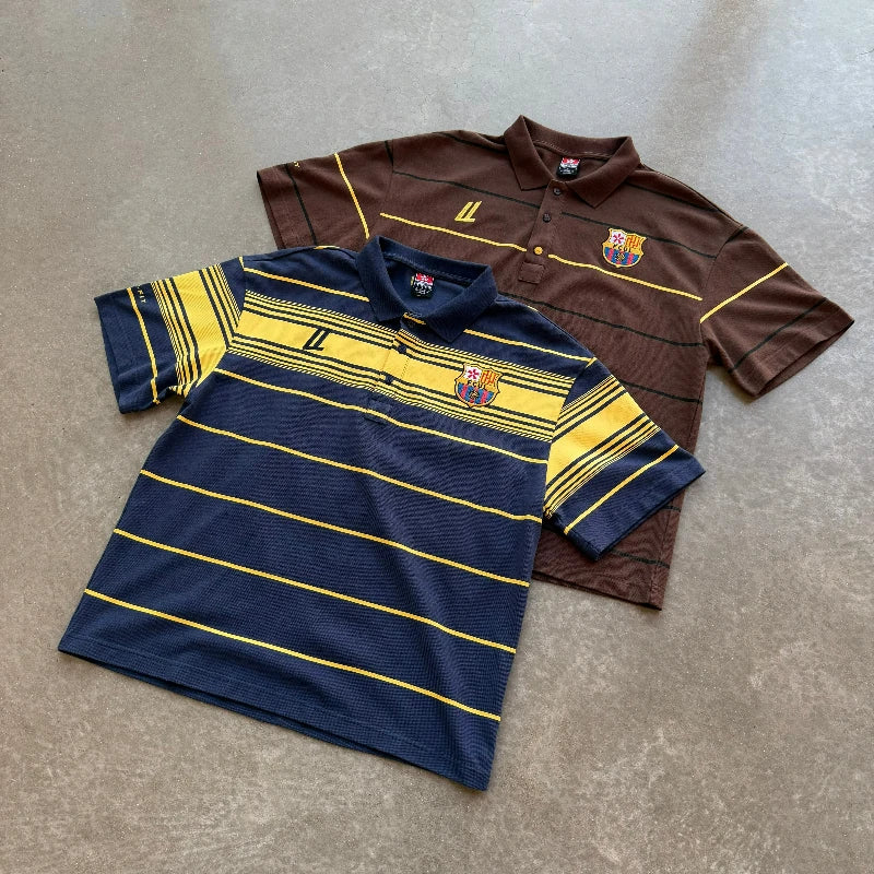 Barca Polo Shirt Retro