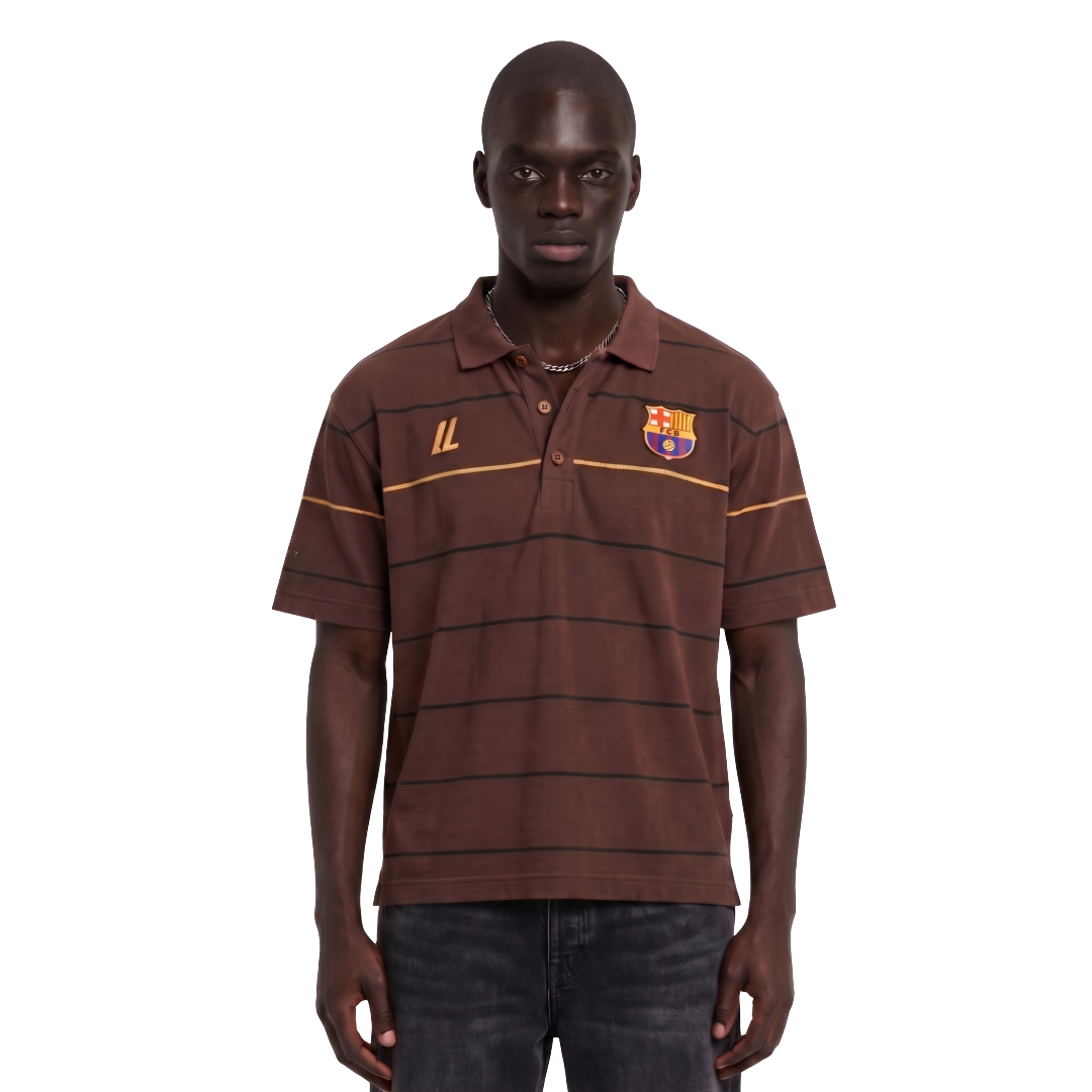 Barca Polo Shirt Retro