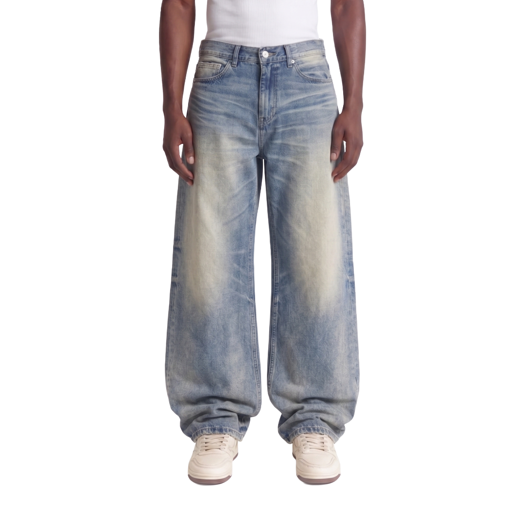 Washed Blue Jeans