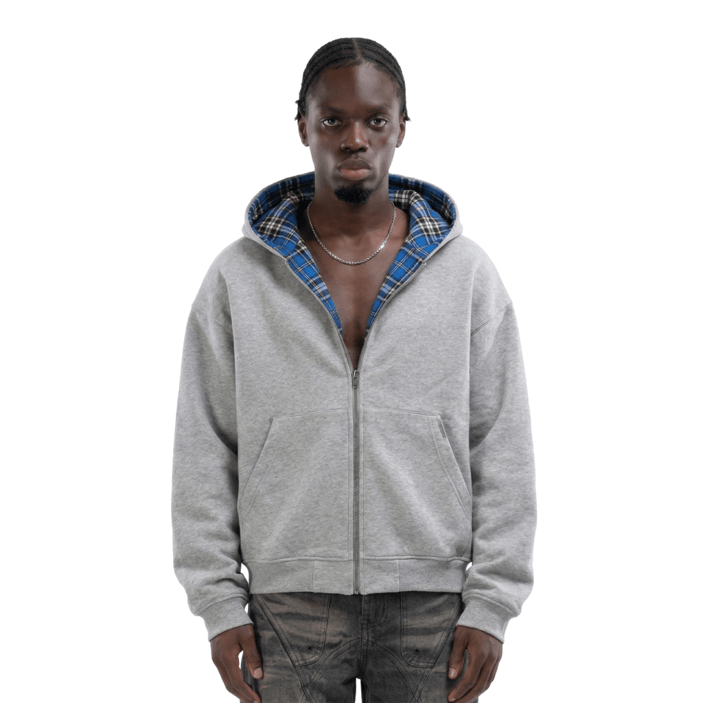 Blue Reversible Zip - Up - Crisis n Peace