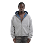 Blue Reversible Zip - Up - Crisis n Peace